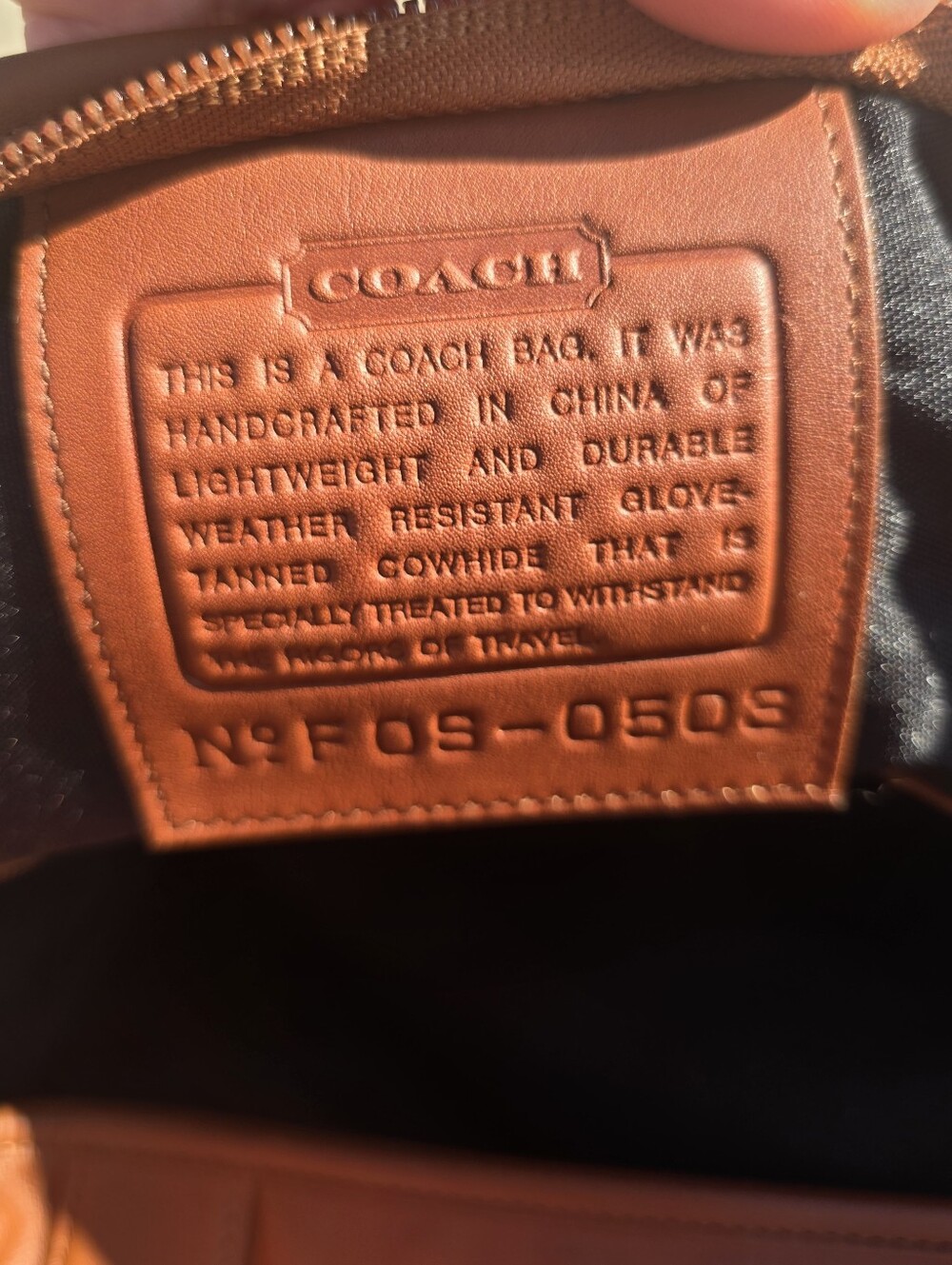 New, Vintage Coach Travel Collection Cabin Duffle Bag - Picture 13 of 16